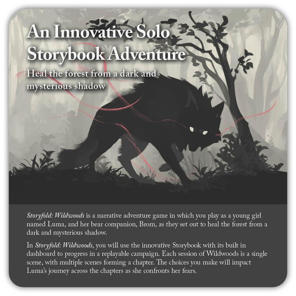 OOMM Games Storyfold Wildwoods inbox tray keeps components organized for fast setup.