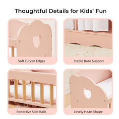 Fits dolls under 22 inches for versatile pretend play.