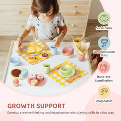 OOOK wooden tablecloths add kid-friendly dining ambiance for mini feasts