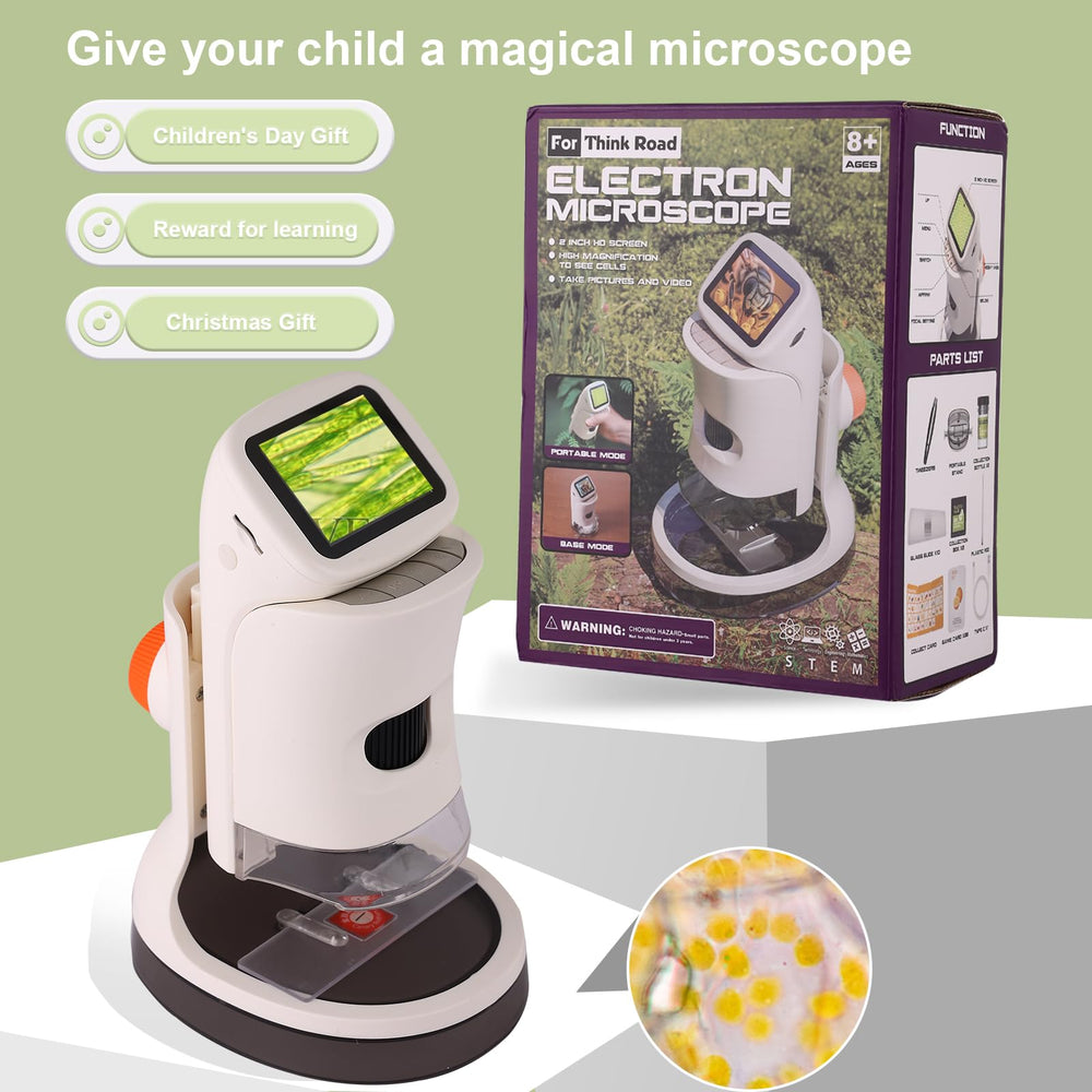 OOZSTAR ages 8-12 microscope invites curious kids to explore science.