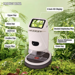 OOZSTAR kid microscope captures photos and videos for sharing discoveries.