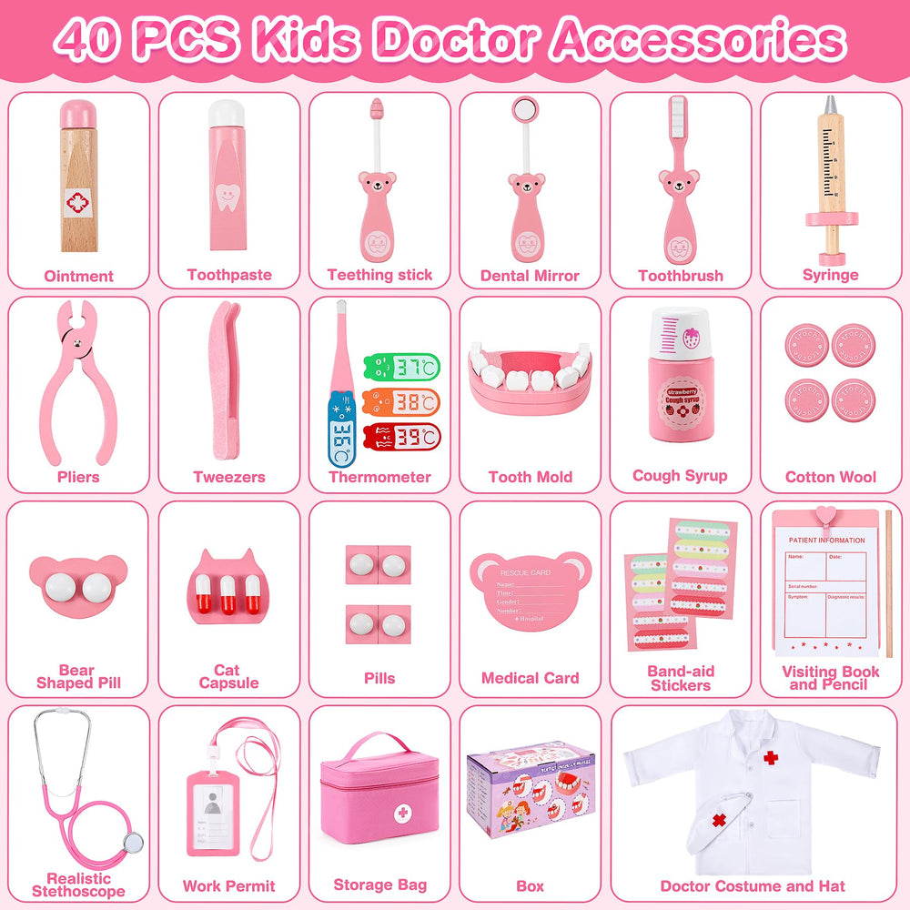 Ophy Doctor Kit kids outfit and accessories for professional pretend play.