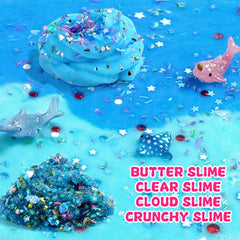 OPLDYRK cloud slime close-up highlights fluffy texture for soothing sensory fun