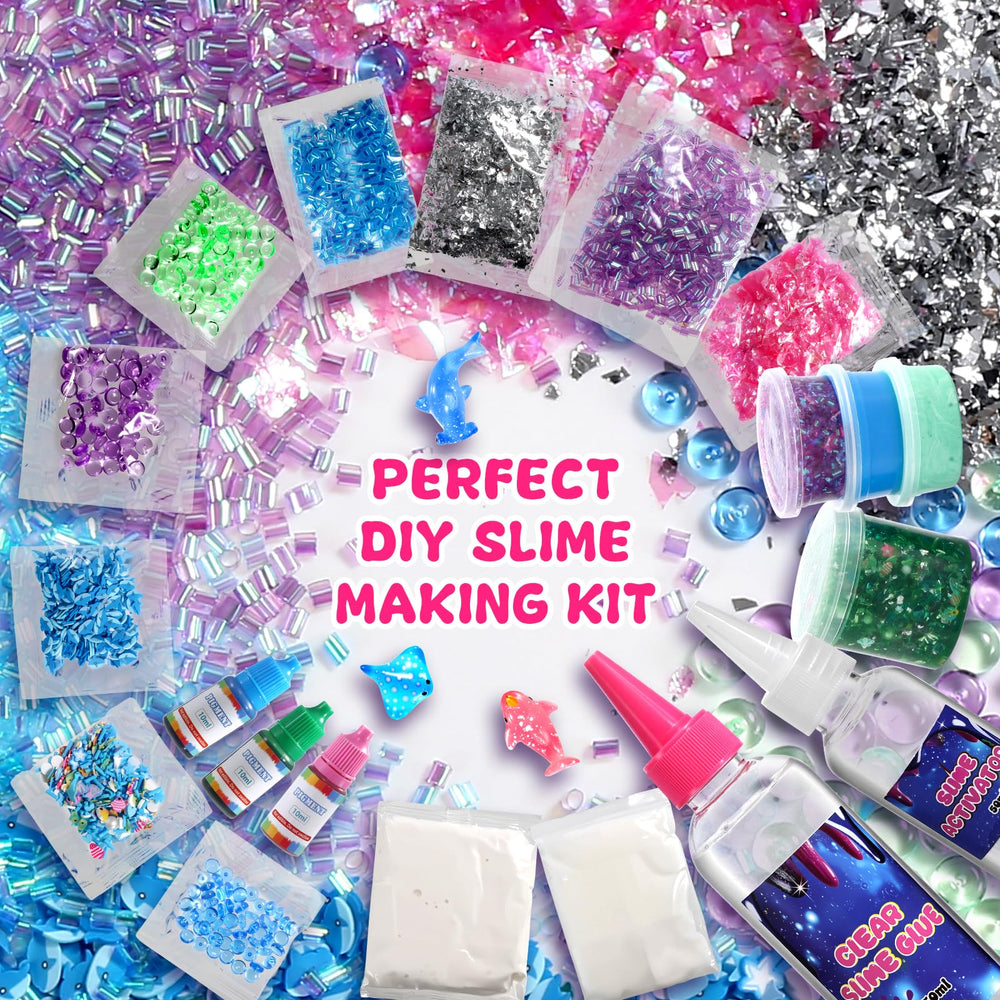 OPLDYRK galaxy slime close-up with glitter accents for imaginative experiments