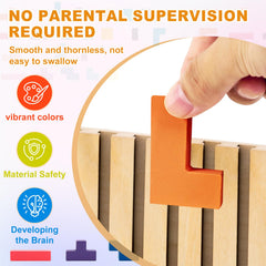 Oppvoci 3D stacking blocks promote problem solving and fine motor skills