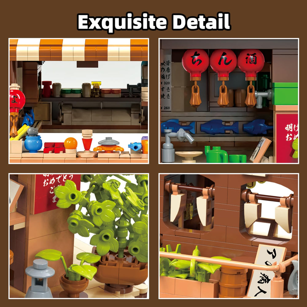OQMI Izakaya balcony with plants and lanterns for decor