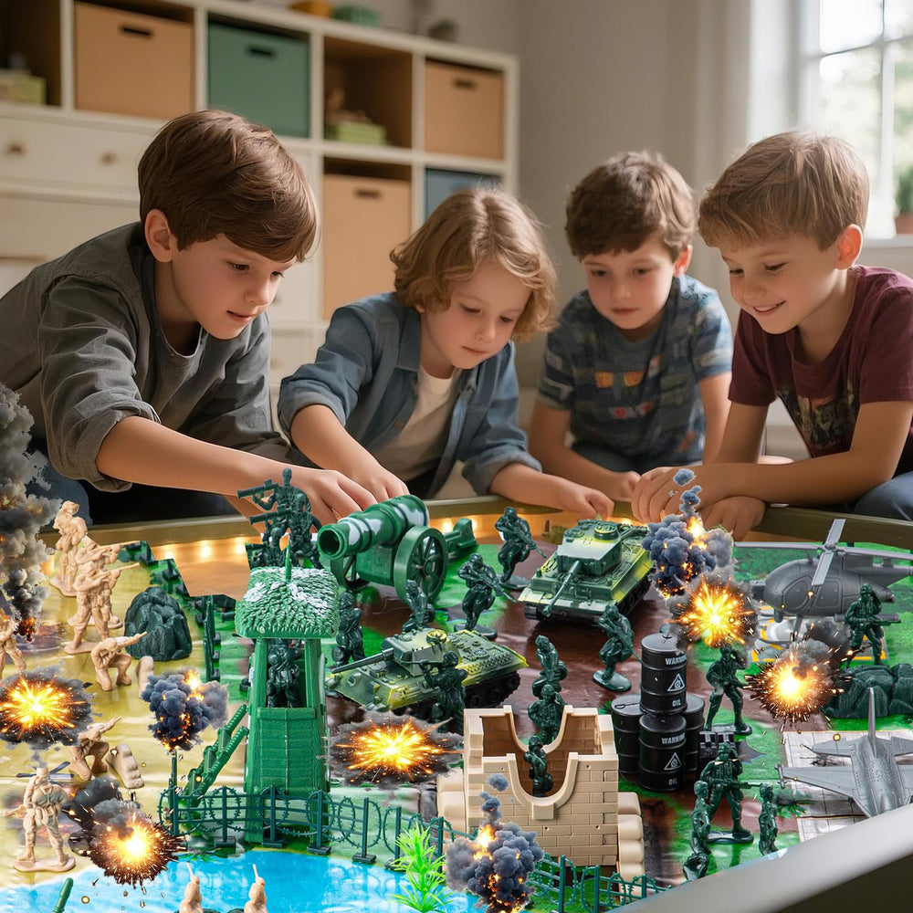 oqotoy Army Men battle mat image demonstrates versatile terrain for extended missions