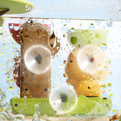 OR OR TU bath toy wind-up seahorse glides through bath water.