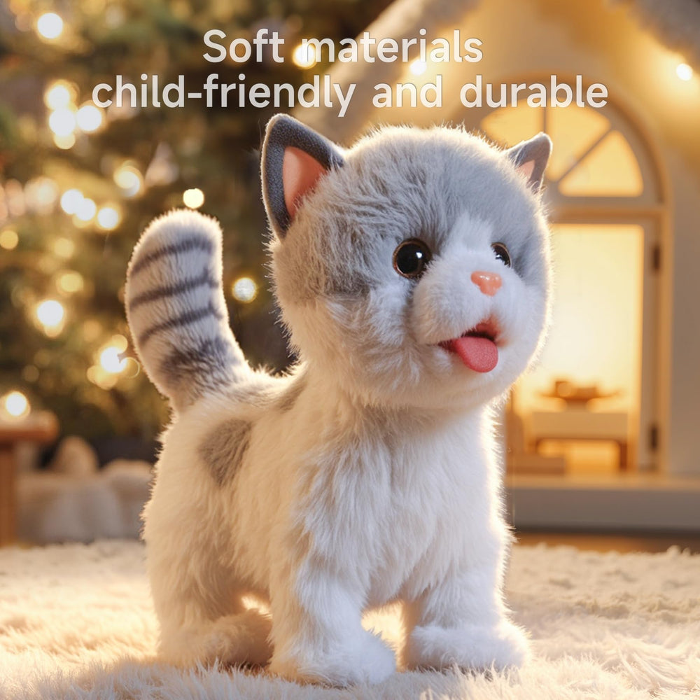 OR OR TU nine-inch plush cat height makes a compact playmate.