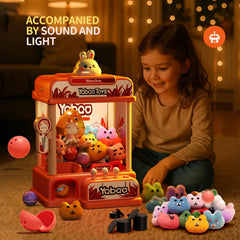 Orange Ocean interior with plush toys and eggs inviting curiosity