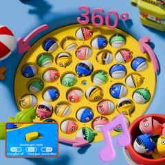 Orange Ocean 66pcs magnetic fishing game storage buckets help organize after play