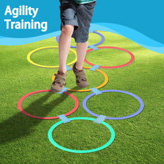 Oranmew Hopscotch assembly image shows quick setup for classrooms
