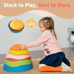 Oranmew stepping stones versatile for indoor and outdoor play in any weather
