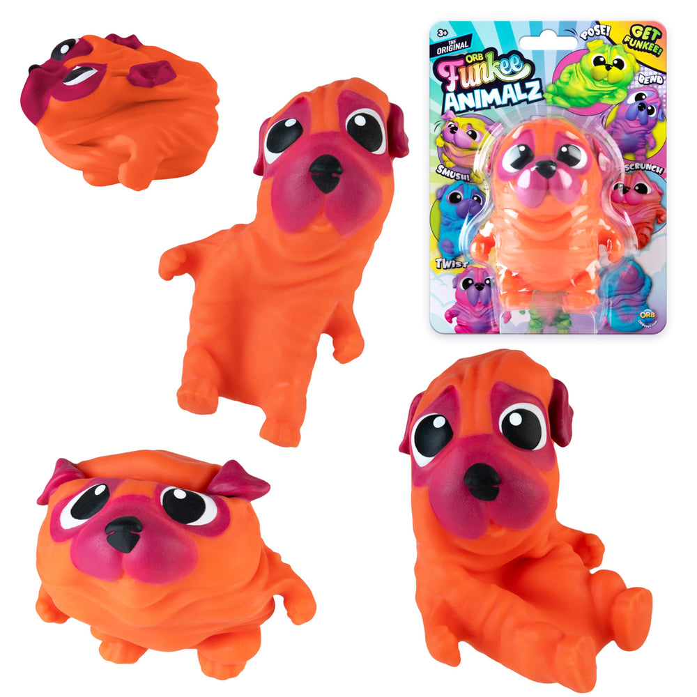 Orb Funkee Animalz Mega Dogs twist pose creative expressions