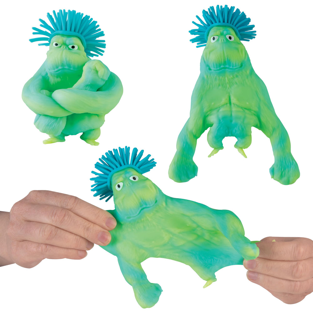 Funkee Monkee in action pose demonstrates versatile play and social sharing.