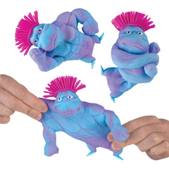 Yellow-pink Funkee Monkee orange hair offers colorful squeezes and mood boost.