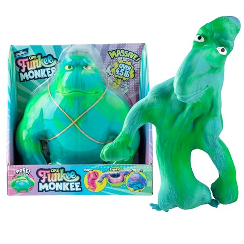 Weighty 4.5-pound Funkee Monkee Jumbo for a substantial tactile experience