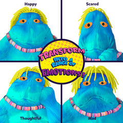 Surfer Dude Funkee Monkee showing pose stability and soft, stretchy texture