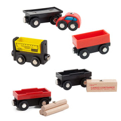 Orbrium 5 Cargo Train Coal Hopper car shown for coal cargo play.