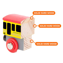 Orbrium concrete I-beam flat bed car for construction play