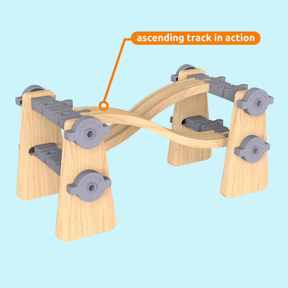Gift-ready Orbrium train track set for imaginative play
