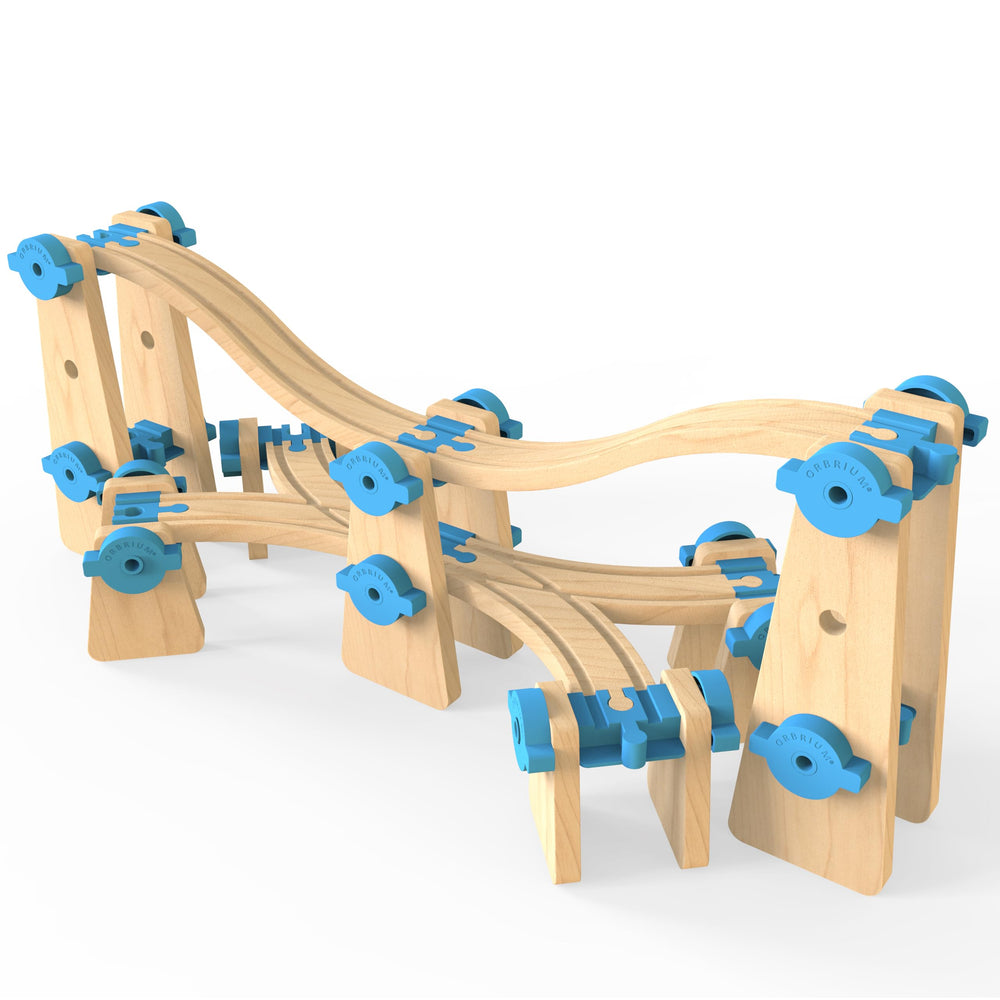 Orbrium stop-go gate attachments provide intuitive traffic-control for dynamic layouts.