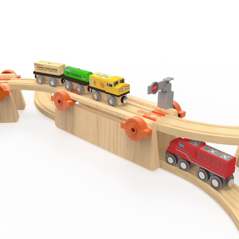 Orbrium columns provide stable, multi-level support for layouts.