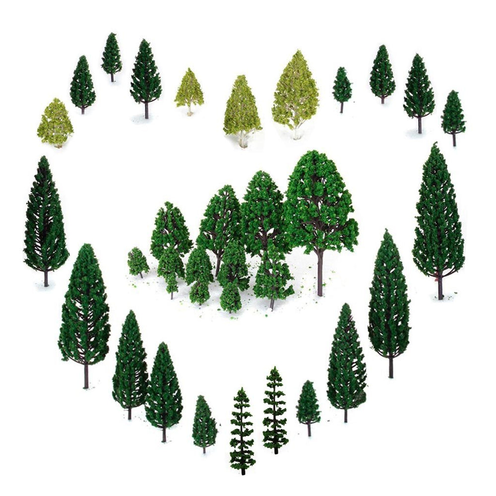 OrgMemory mixed-forest setup showcases varied tree heights for depth.