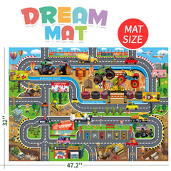 Oriate Dinosaur design mat inviting tactile exploration and storytelling during playtime