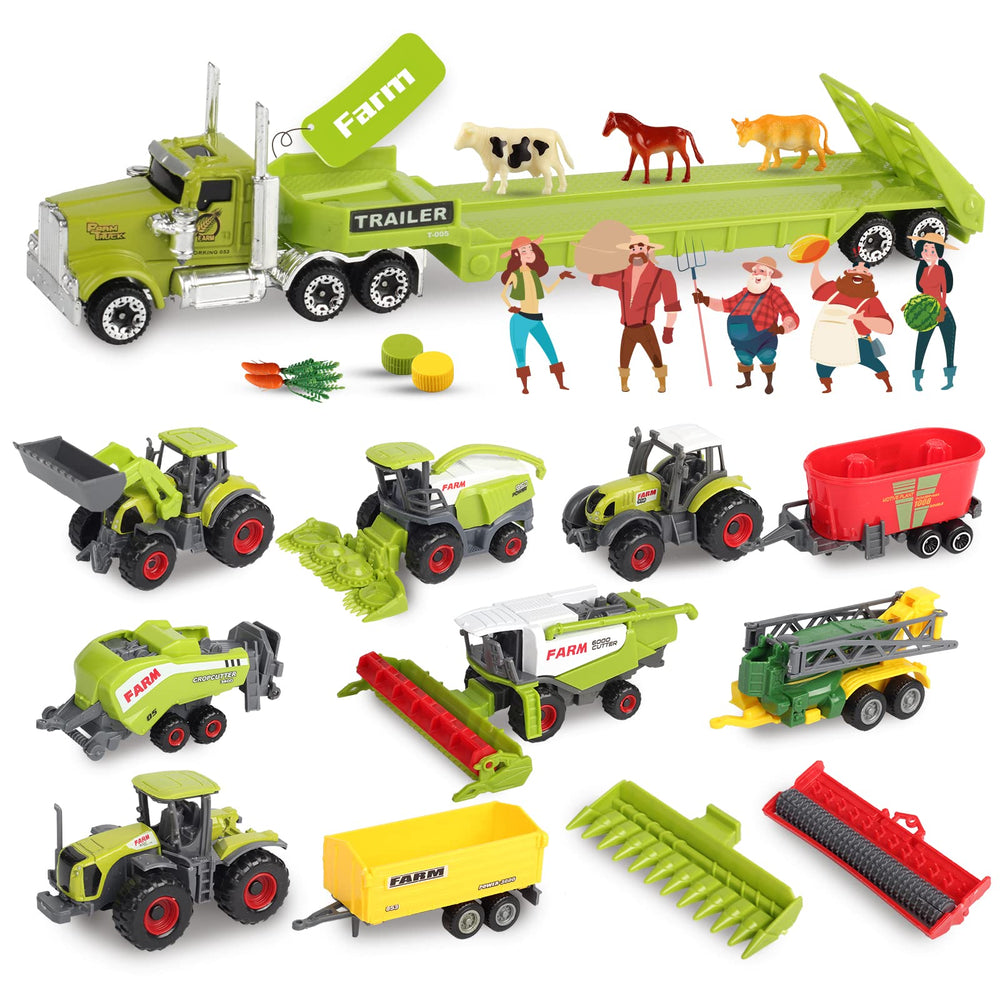Oriate Kids Farm Tractor—durable diecast toy for imaginative farming play.