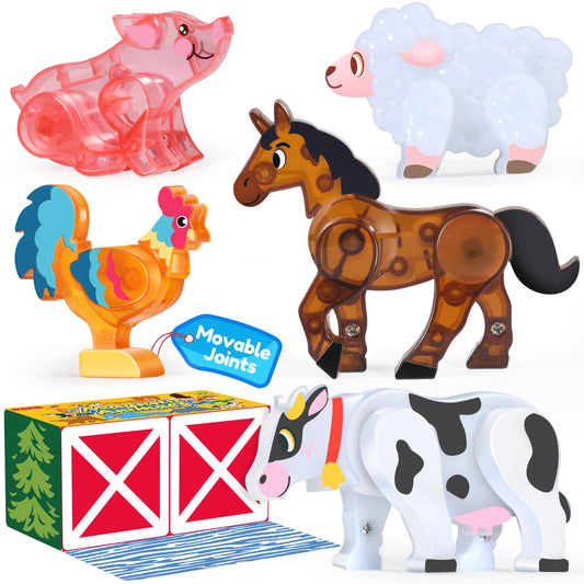 Oriate chicken magnetic figurine for imaginative farm play.