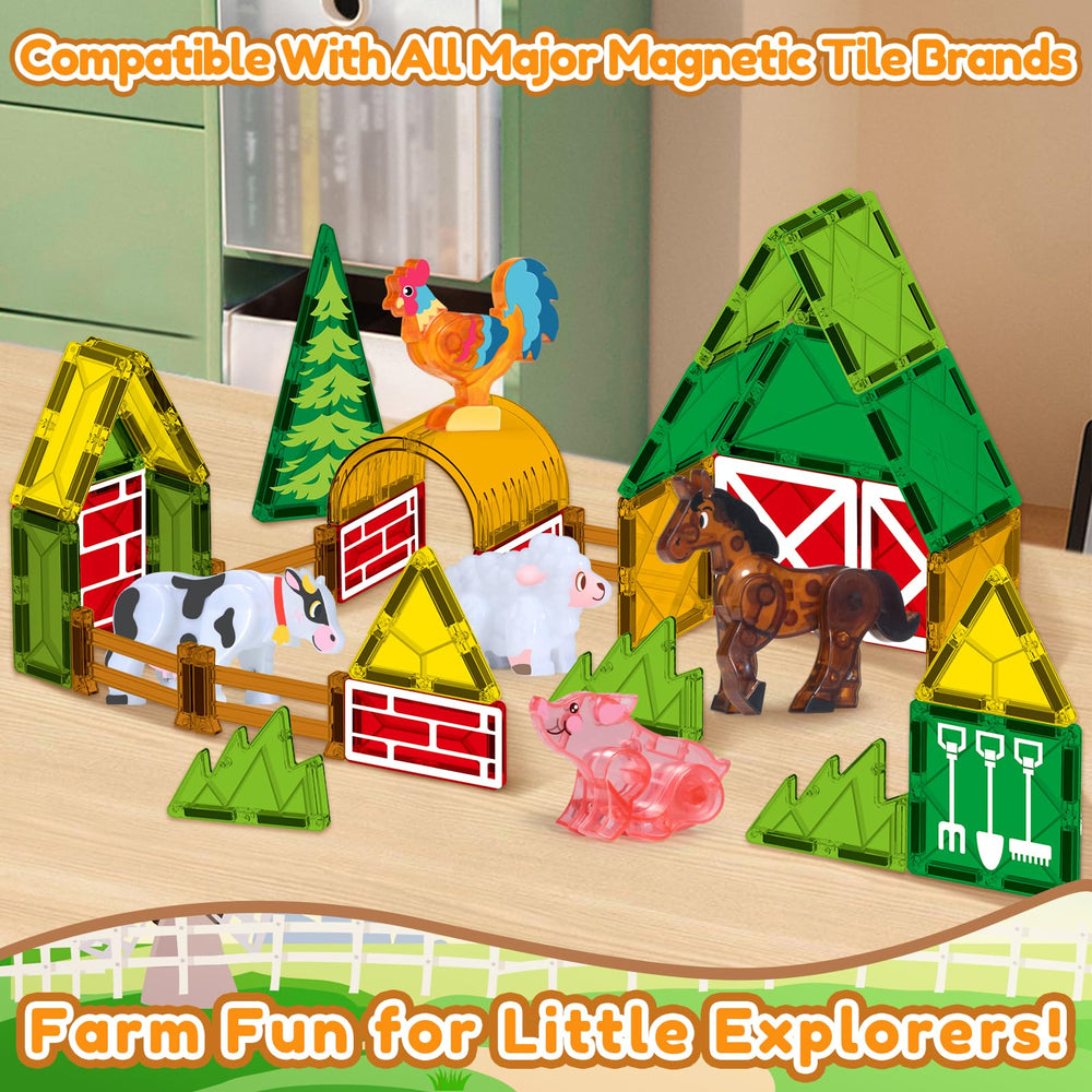 Oriate pig magnetic figurine with movable joints for playful mud scenes.
