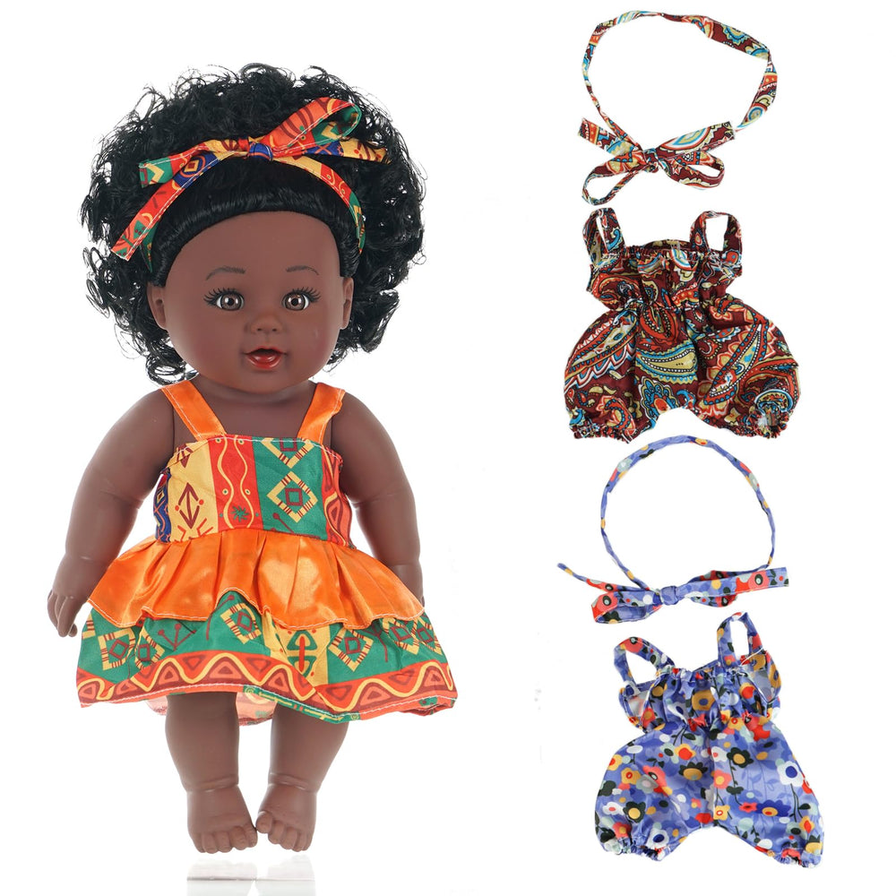 Oricageiry 12-inch doll front view for imaginative play and easy handling.