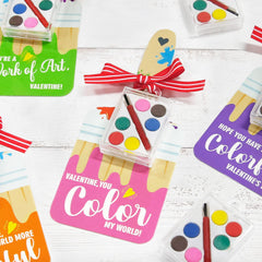 Card measures 6.7 by 2.8 inches, suited for school events.
