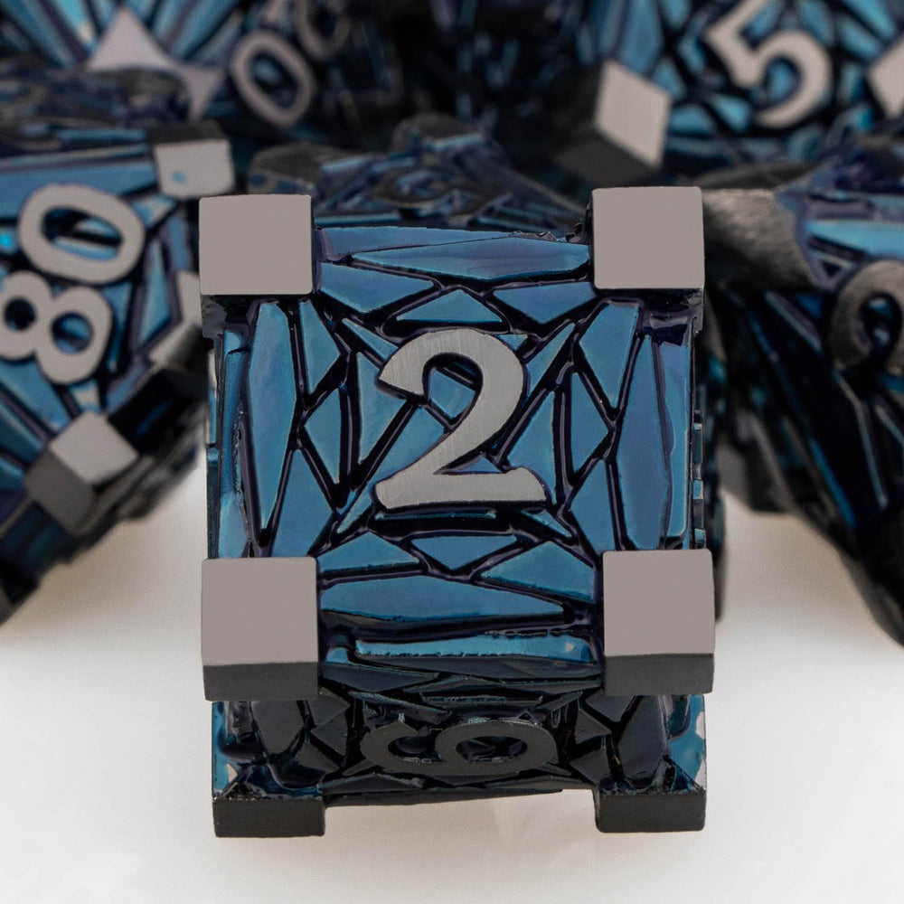 ORIFANTOU dice set; clear numbers for easy readability during games.