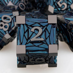 ORIFANTOU dice set; clear numbers for easy readability during games.