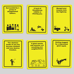 Tool cards highlighting practical items for rescuing scenarios