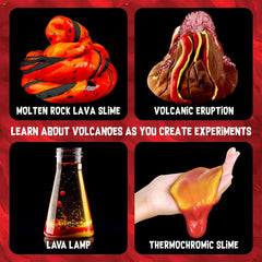 Original Stationery Lava Science Slime Kit party-activity enhances festive slime making