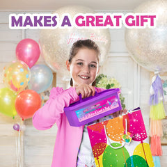 Original Stationery Mini Unicorn Slime Kit clay components close-up, sparks creativity and tactile play.