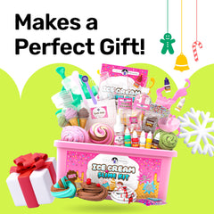 Original Stationery storage case keeps slime kit organized after crafting.