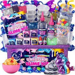 Original Stationery Unicorn Slime Kit glow-in-the-dark slime for exciting nighttime play