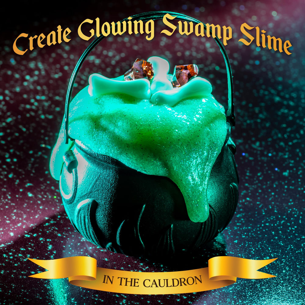 Original Stationery Wizard Slime Kit glow-in-the-dark slime for night crafting.