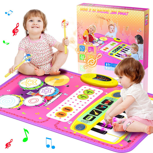 Oripira 2-in-1 musical mat with piano mode invites toddlers to explore music and rhythm.