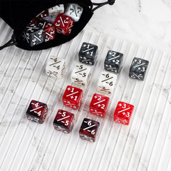 ORUNI black marble counters offer durable, legible readouts during matches.
