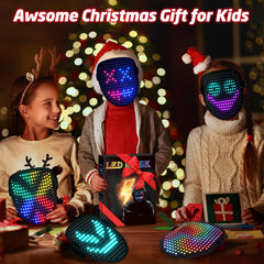 ORWINE LED mask with beads delivering vibrant visuals for party crowds