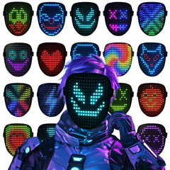 ORWINE LED mask displaying dynamic modes for festivals and cosplay