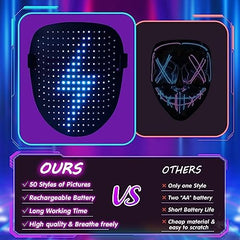 ORWINE versatile mask suitable for Halloween, Christmas parties, masquerades