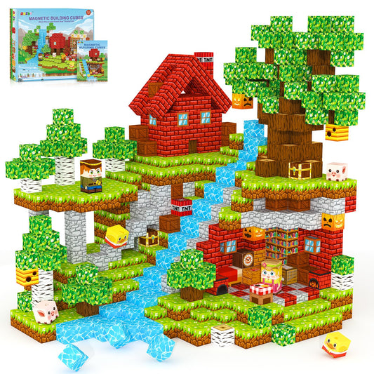 ORZbb magnetic blocks 120-piece set fuels imaginative building play.
