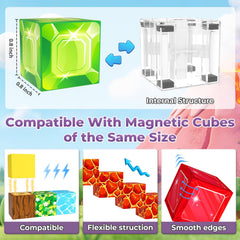 ORZbb magnetic blocks mine scene encouraging hands-on construction and spatial awareness.