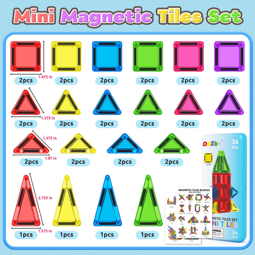 ORZbb mini tiles fit with regular sets for expanded play options.